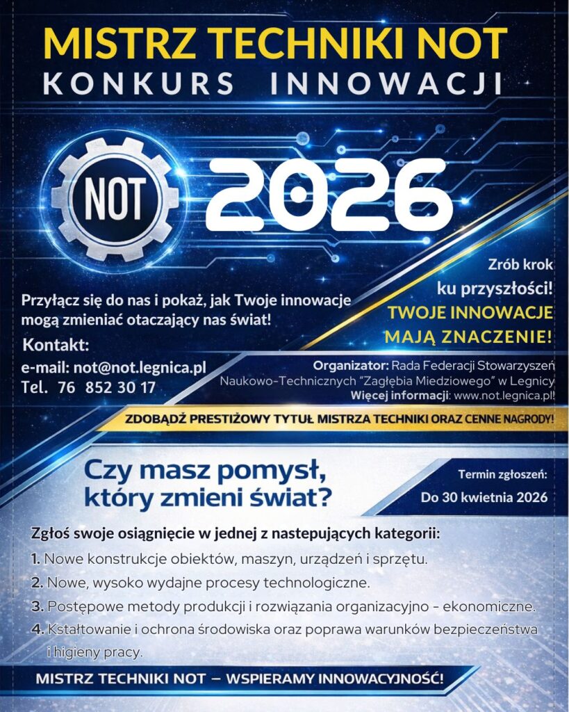 Mistrz Techniki NOT 2026